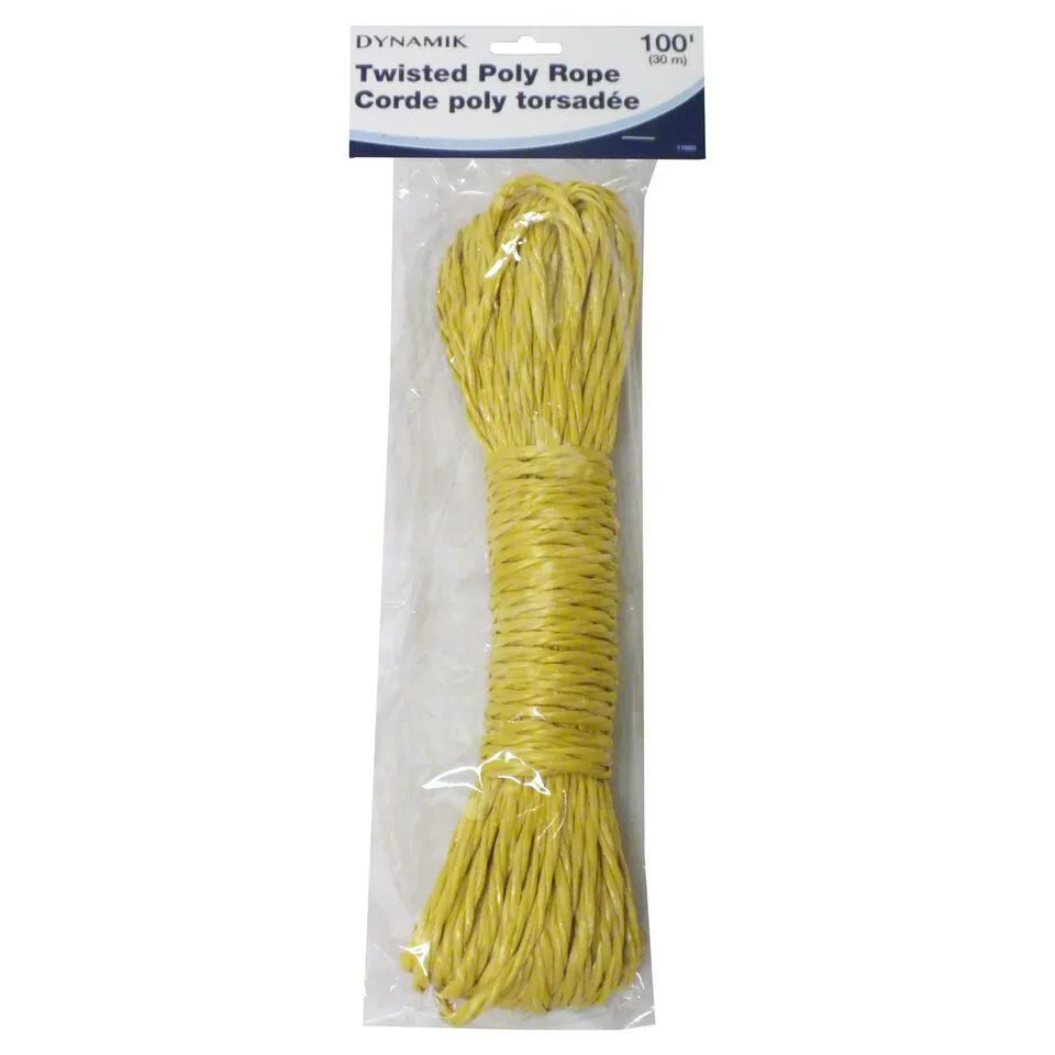 36 Pieces of Twisted Poly Rope