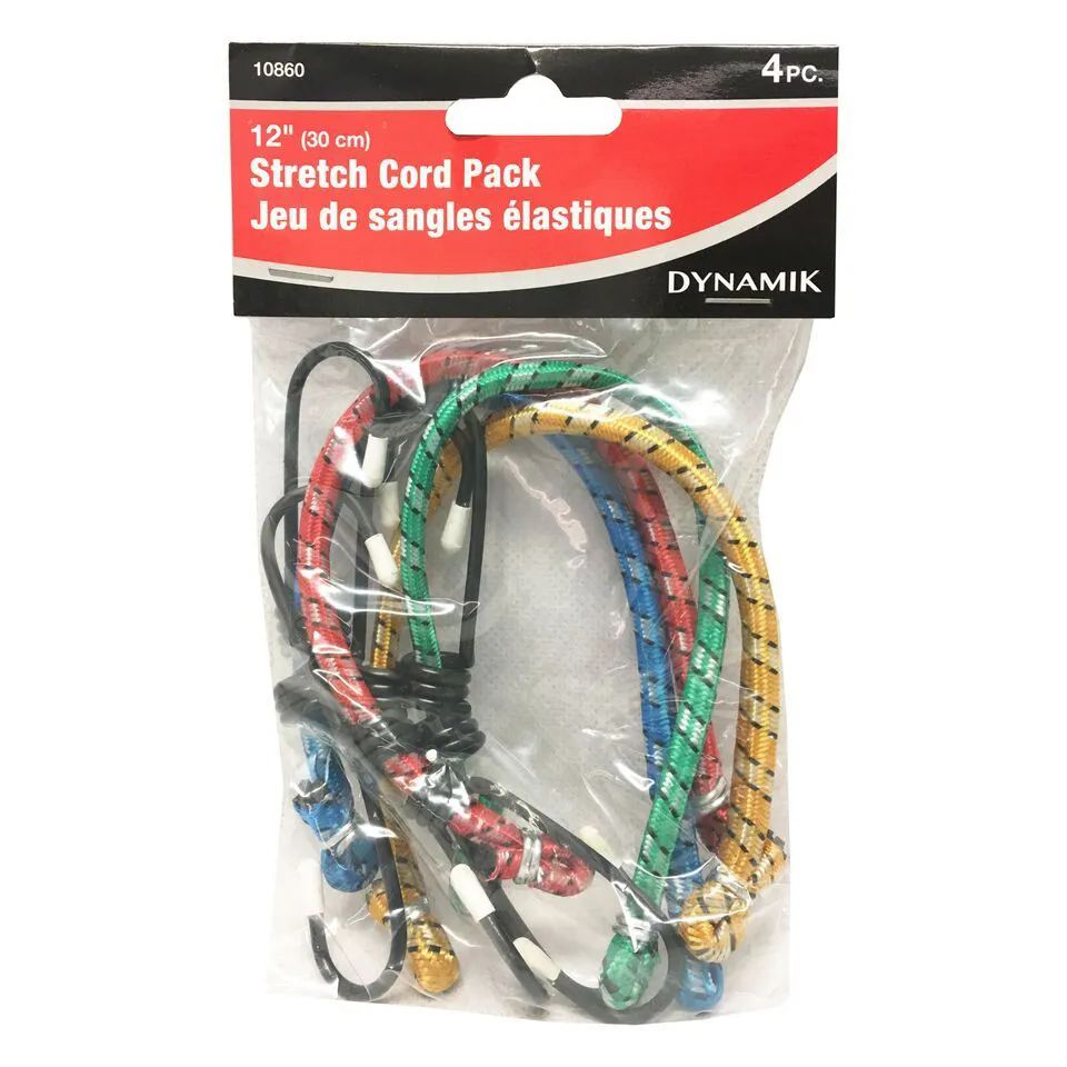 72 Pieces of 4 Piece Stretch Cord Pack