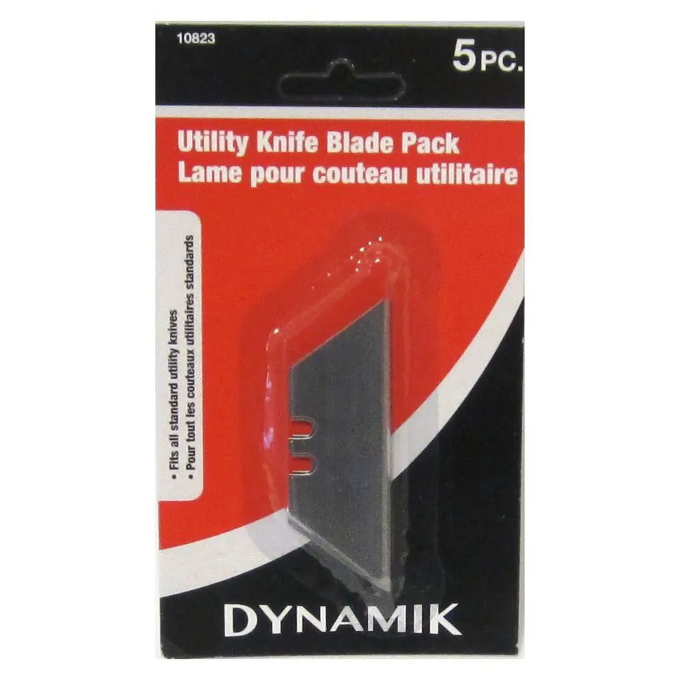 144 Wholesale 5 Piece Utility Knife Blade Pack at