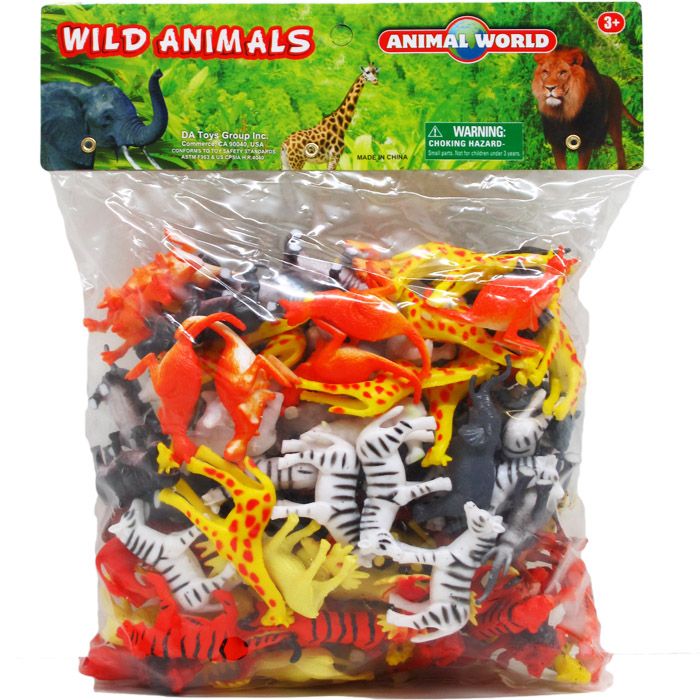 8 Wholesale One Hundred Piece Plastic Wild Animals - at ...