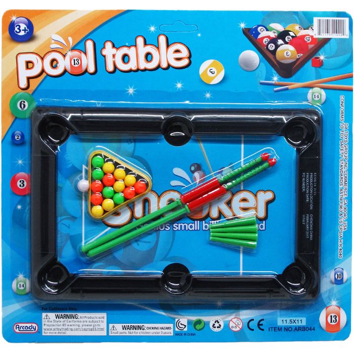 48 pieces of Pool Table Play Set
