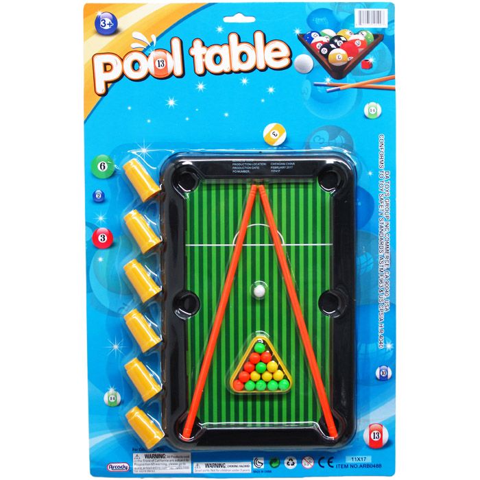 36 Wholesale Pool Table Play Set
