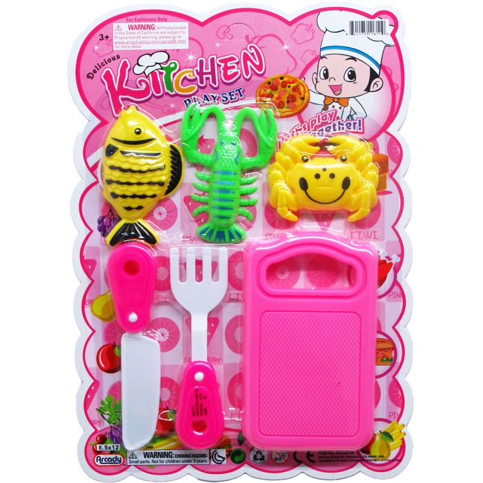 48 Wholesale 6 Piece Cooking Play Set