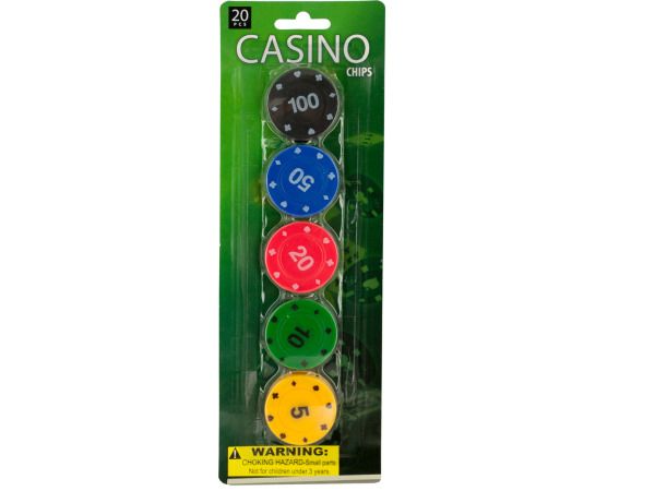 36 Pieces of Casino Poker Chips Set