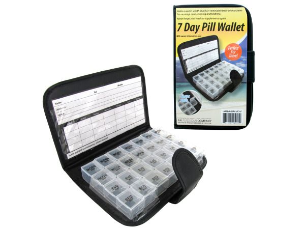 18 Pieces of 7 Day Pill Wallet