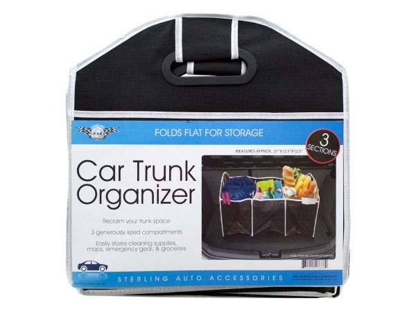 24 Pieces of Three Section Auto Trunk Organizer