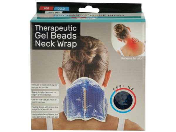 12 Wholesale Therapeutic Gel Beads Neck Wrap