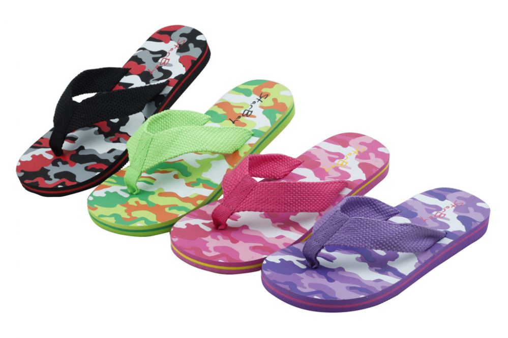 48 Pairs of Girl's Sandals Assorted Colors Sizes 11-4