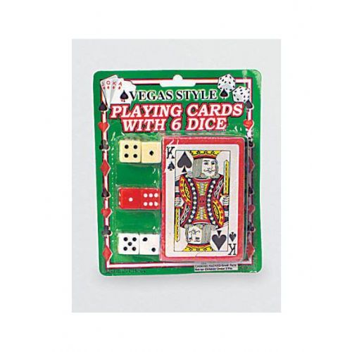 72 Wholesale Vegas Style Playing Card With Dice
