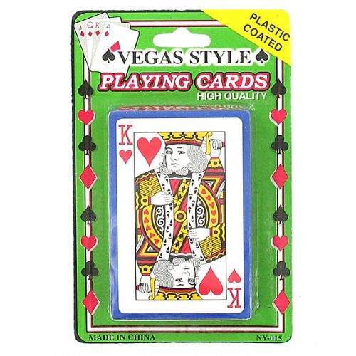 72 Wholesale Plastic Coated Playing Cards
