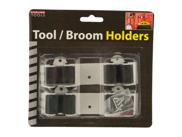36 Pieces of Wall Mount Tool & Broom Holders