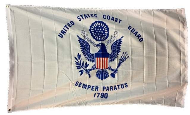24 Pieces of Licensed Us Coast Guard Flag
