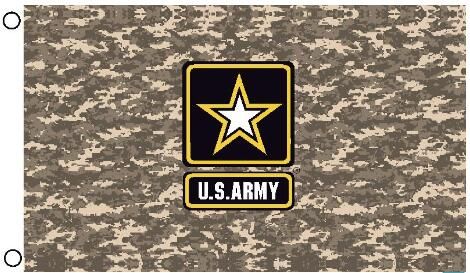 24 pieces of Licensed Us Army Digital Camo Flags
