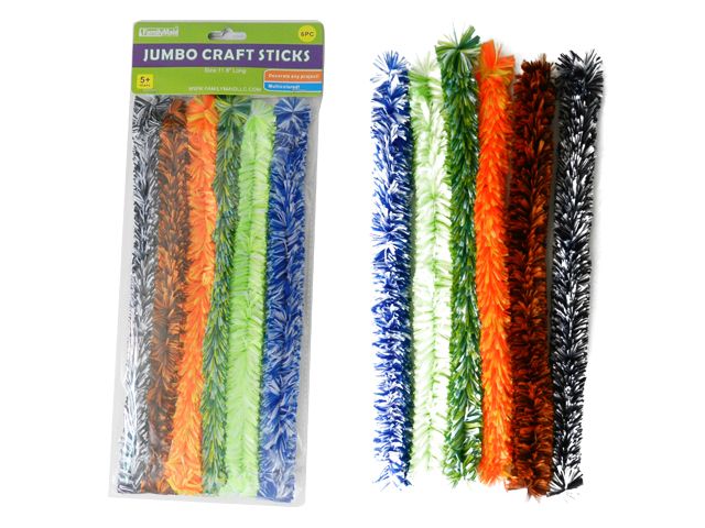 96 Pieces of 6 Piece Jumbo Craft Sticks