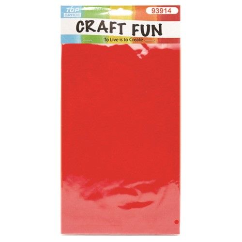96 Pieces of Seven Count Non Woven Red Felt