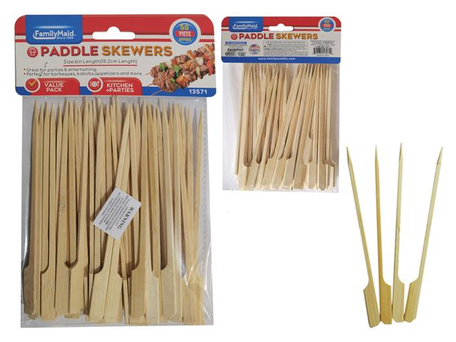96 Pieces of 50 Piece Paddle Skewer Picks