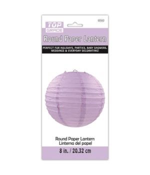 96 Wholesale Paper Lantern Nine Inch Lavender
