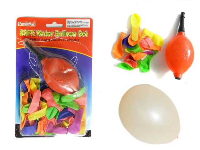 144 Pieces of 80pc Water Balloon Set