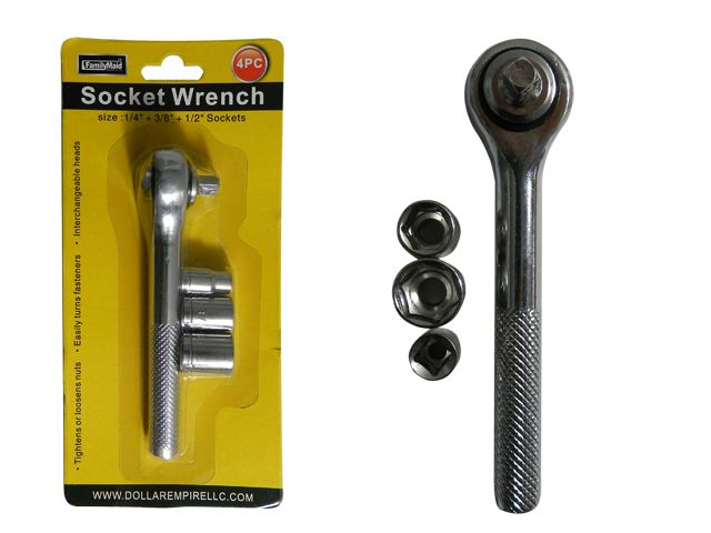72 Pairs of 4pc Ratchet Socket Wrench Set