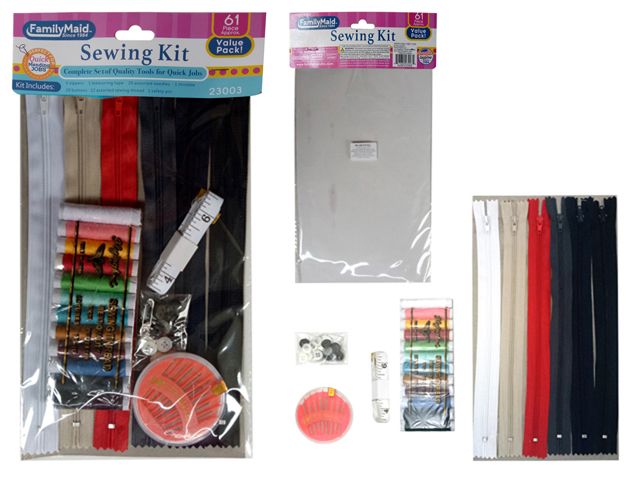 144 Pieces of 61 Piece Sewing Kit