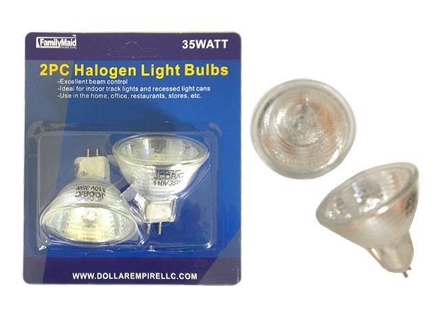 72 Pieces of 2pc Halogen Light Bulbs