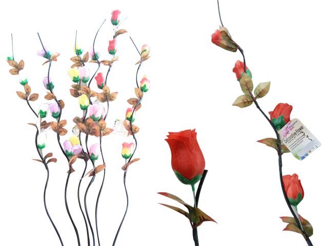 144 Pieces of Long Stem 4 Head Rose Flower