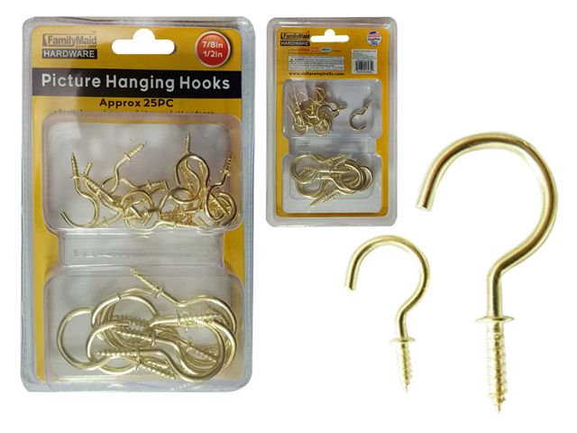96 Pieces of 85g Picture Hanging Display Hooks