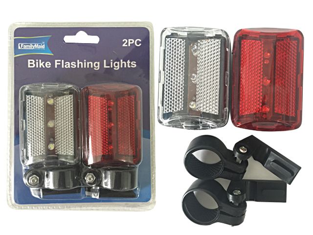 96 Pieces of 2 Piece Bike Flashing Lights