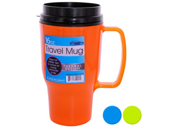 36 Wholesale 16 Oz. Thermal Travel Mug