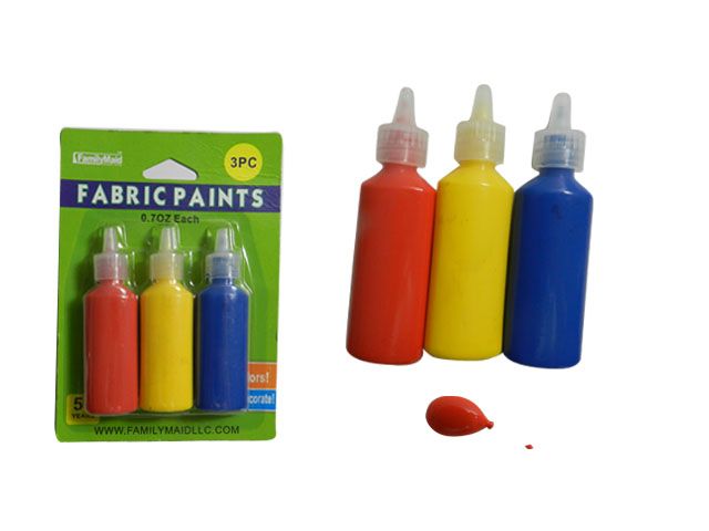 72 pieces of 3pc Craft Fabric Paints