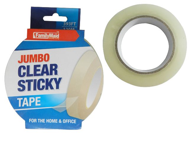 96 Pieces of Jumbo Clear Sticky Tape