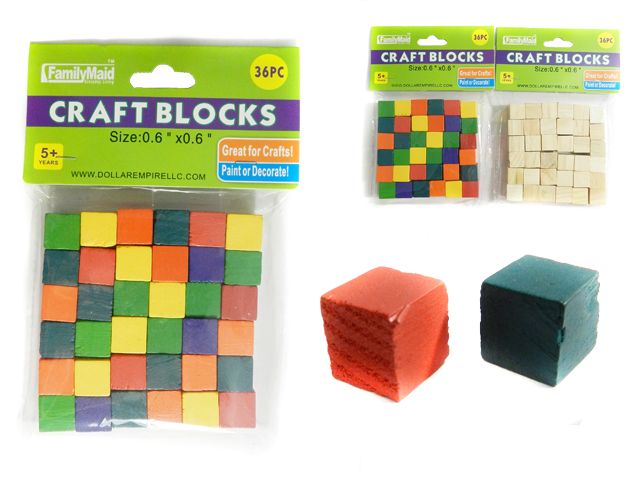 96 Pieces of 36 Pc Craft Blocks