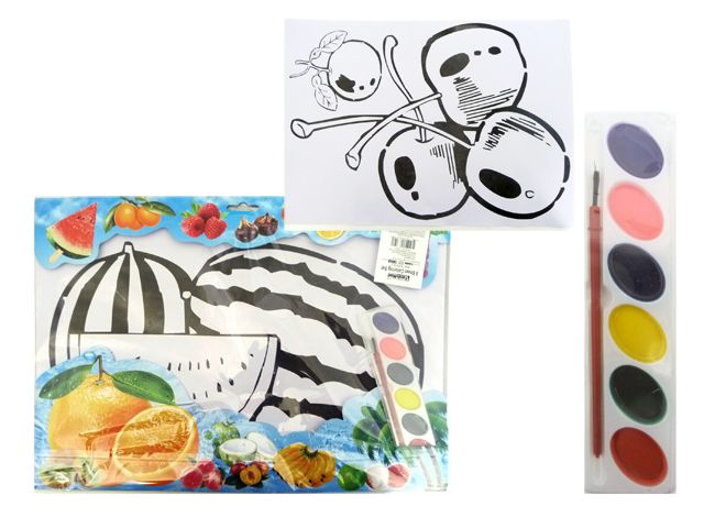 144 Pieces of Coloring Set 8 Sheets