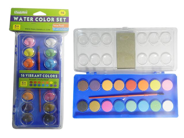 72 pieces of 16 Colors Water Color Set
