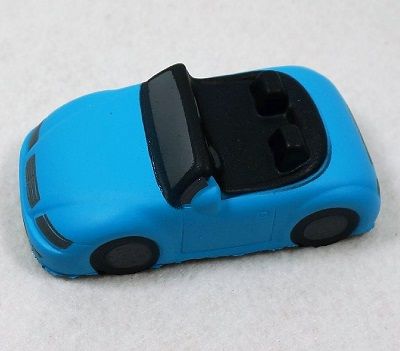 12 Pieces of Slow Rising Squishy Toy Blue Car