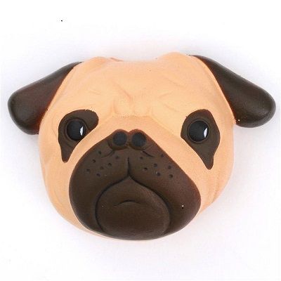 12 Pieces of Slow Rising Squishy Toy Pug