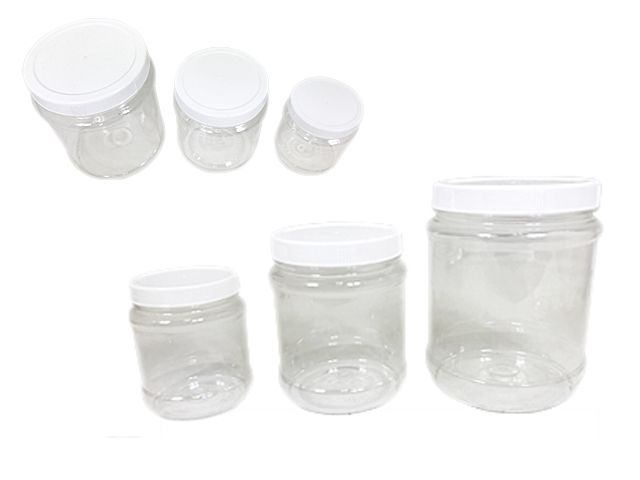 24 Pieces of 3 Piece Storage Container Jars