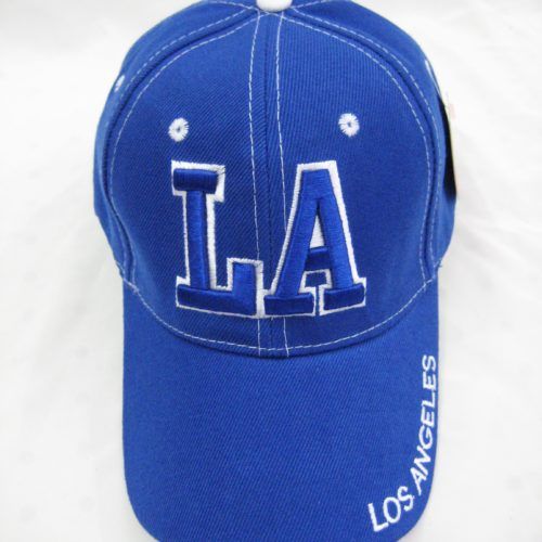 36 Pieces of "los Angeles" Base Ball Cap Blue Only