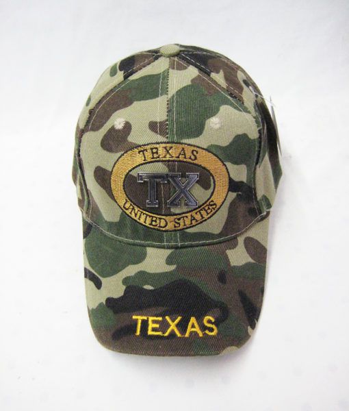 36 Wholesale "texas" Camo Base Ball Cap