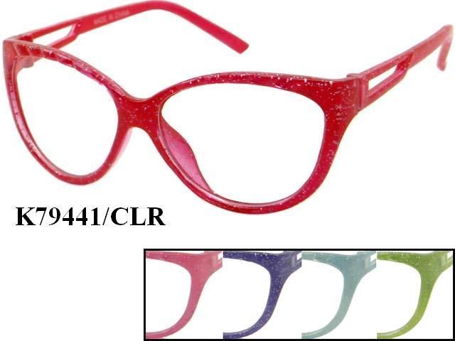48 Pieces of Kids Plastic Frame Eye Glasses Assorted Color