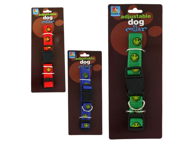 48 Pieces of Happy Face Dog Collar