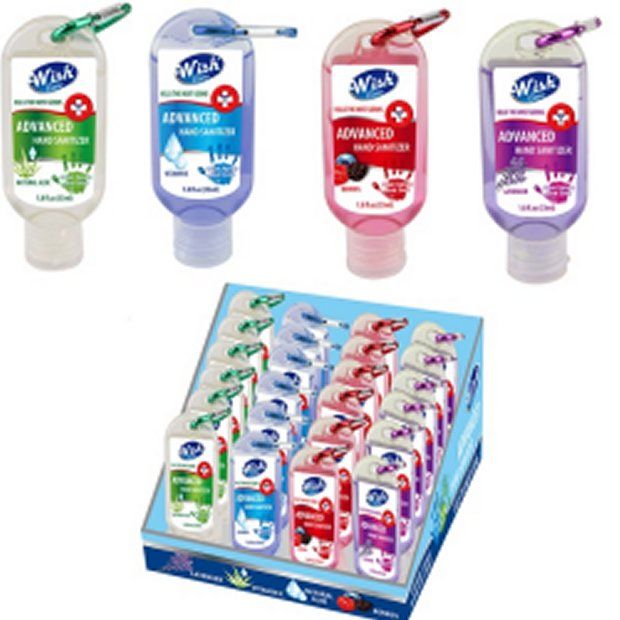 48 Pieces of 1.8oz Hand Sanitizer With Clip