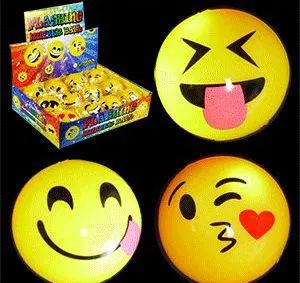 144 Wholesale 2.25" Flashing Emoji Balls
