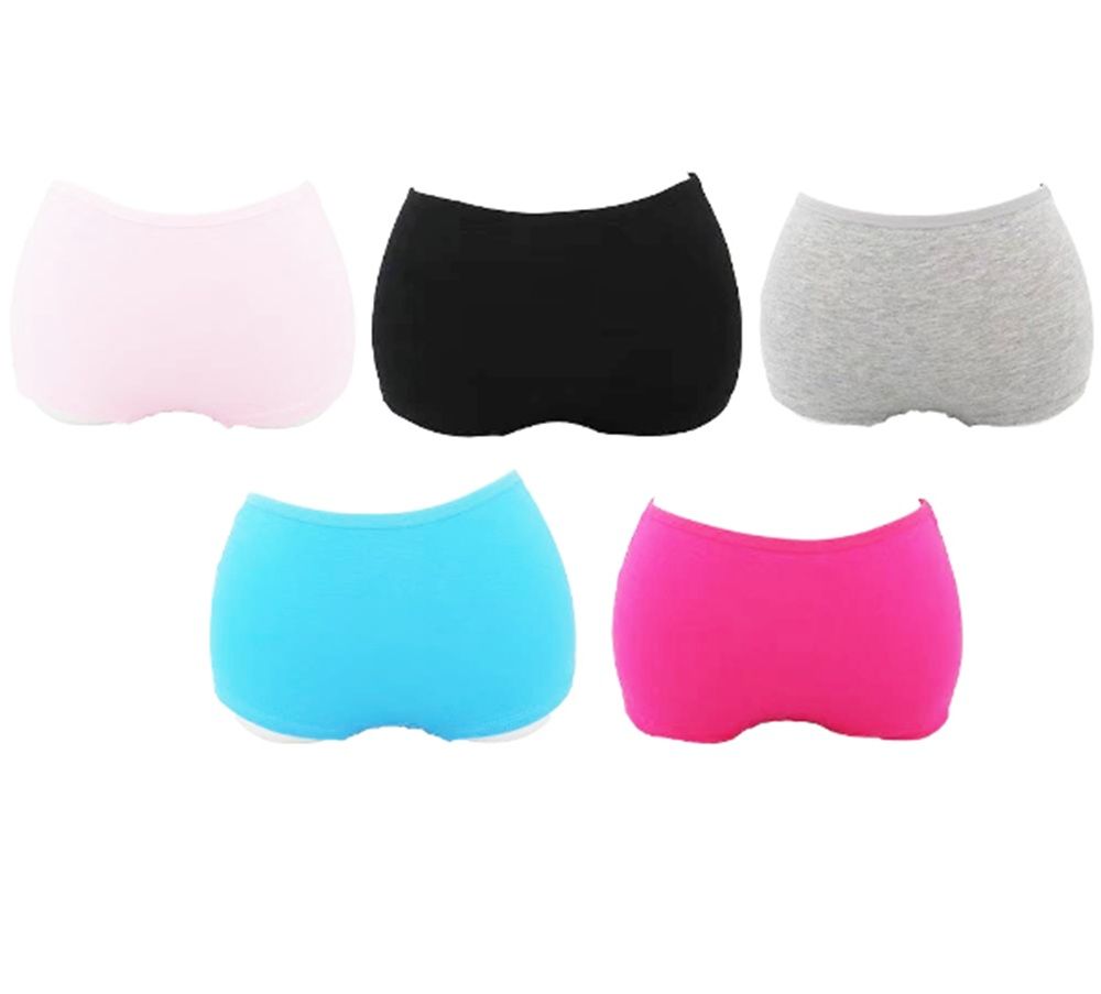 30 Pieces of Ladies Assorted Underwear Boycut Solid Color