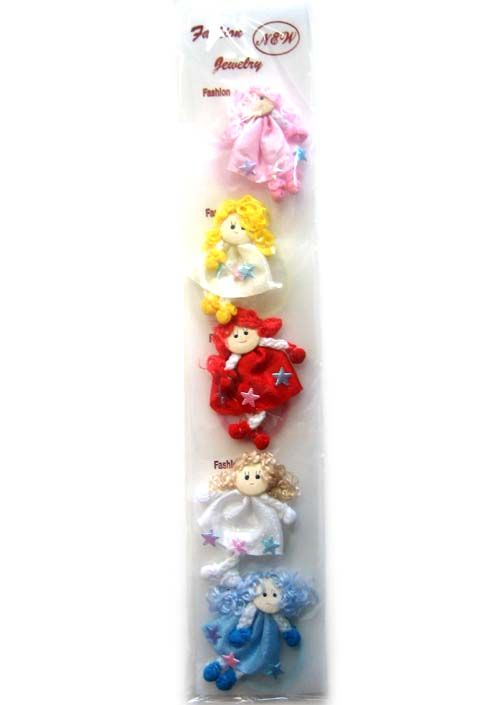 54 Pieces Doll Style Hair Tie - PonyTail Holders