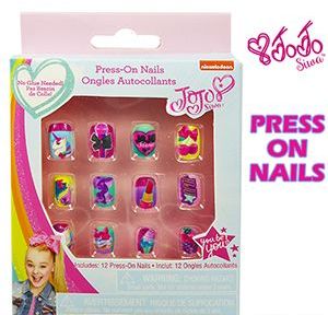 96 Wholesale Jojo Siwa 12 Piece Press On Nails