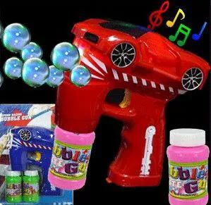 48 Pieces Light Up Race Car Bubble Guns W/music - Bubbles