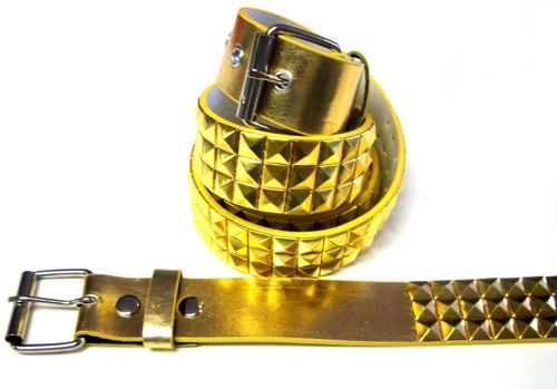 48 Pieces of Pyramid Studded Gold Belt