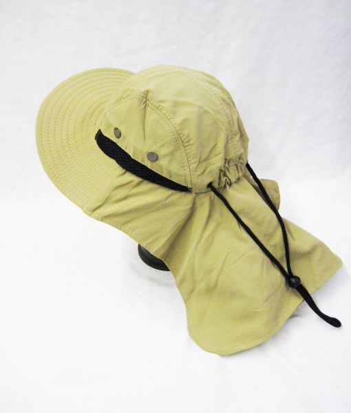 24 Pieces Mens Boonie / Hiking Cap Hat Khaki Color - Bucket Hats