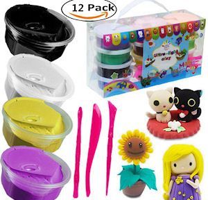 12 Pieces of Magic Modeling Clay Kit